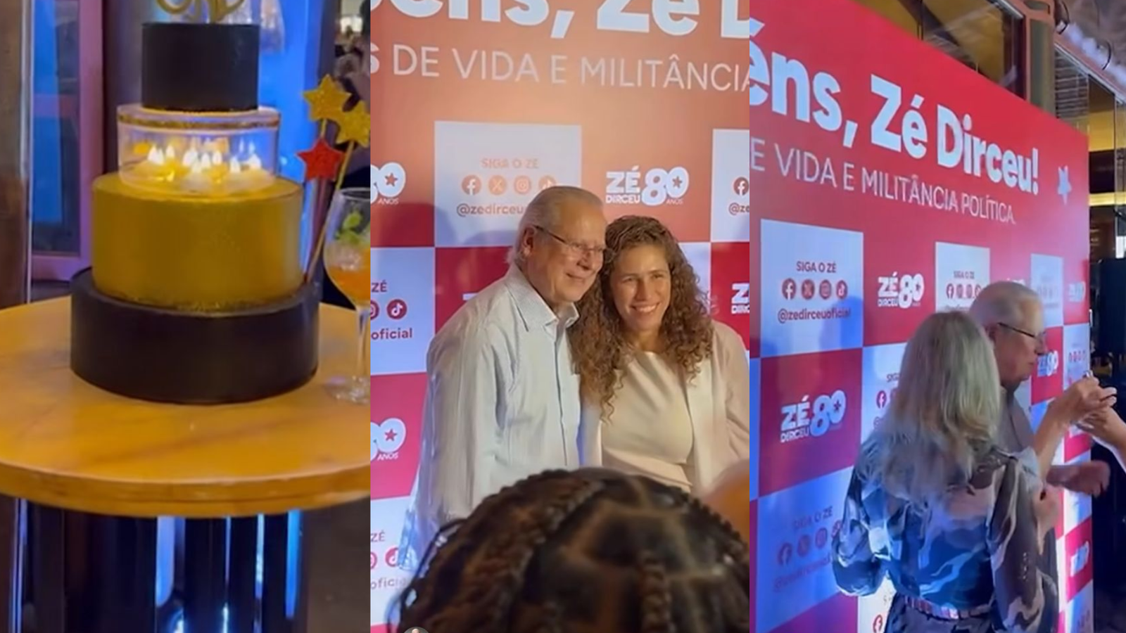 Festança de Dirceu de 80 anos reúne ministros, ex-advogado de Vorcaro e deputado baiano do PL