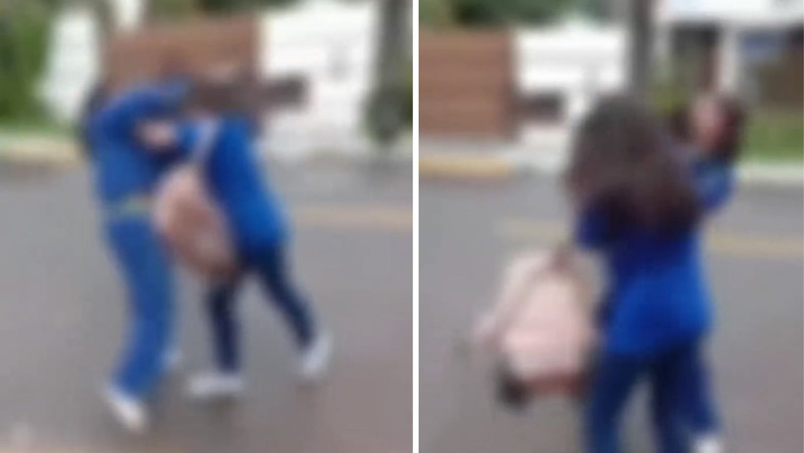 VÍDEO: Adolescente de 14 anos fica desmaiada após ser agredida por colega na porta de escola