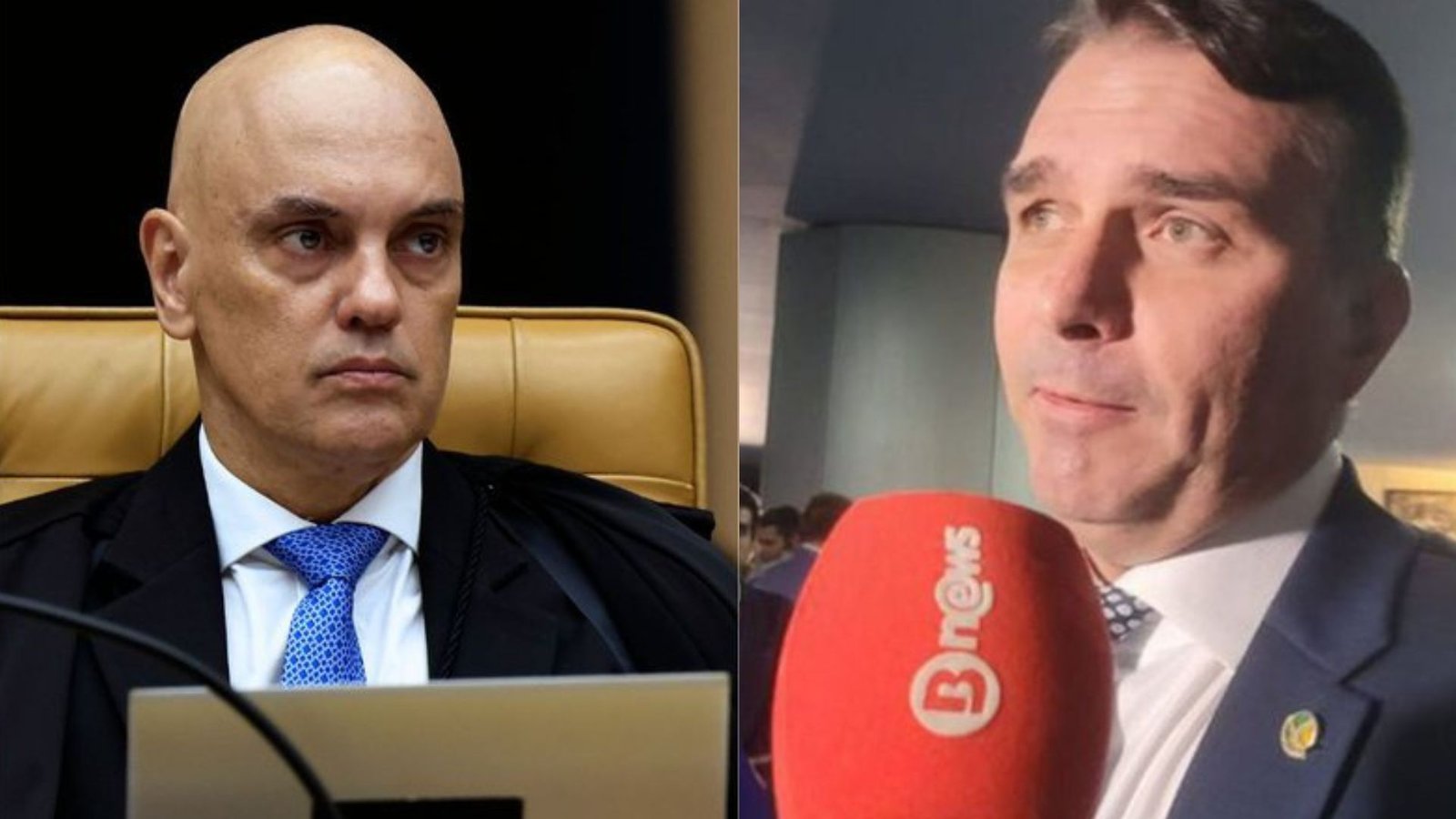 Flávio Bolsonaro sugere que veto de Moraes a assessor dos EUA pode gerar taxas contra o Brasil