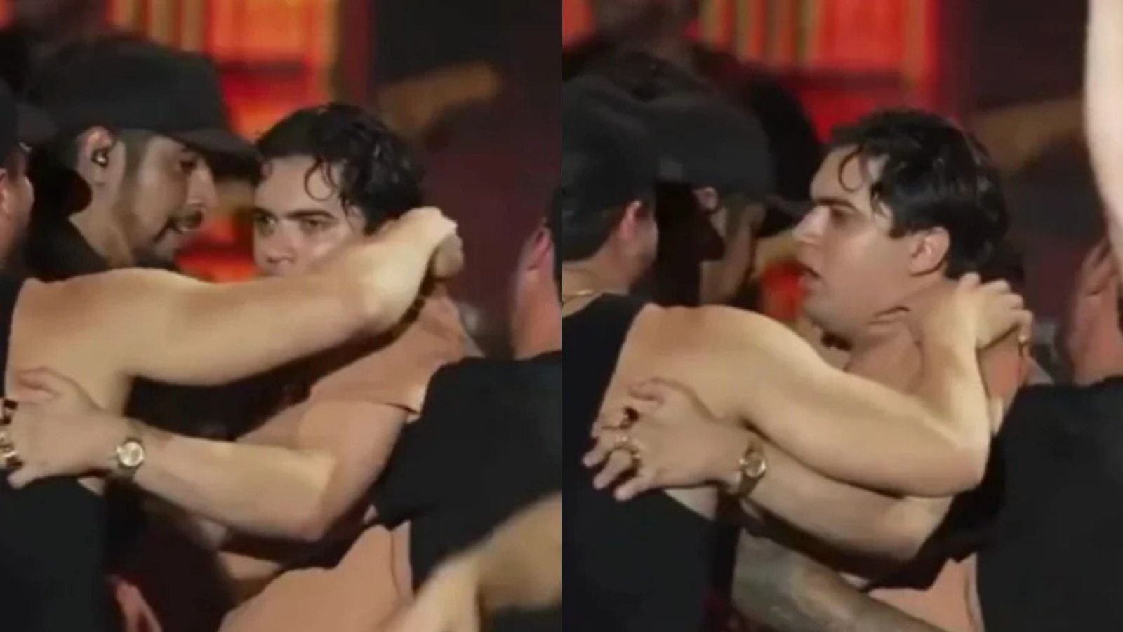 Leitura labial revela o que Natanzinho Lima disse ao ser retirado do palco; veja vídeo