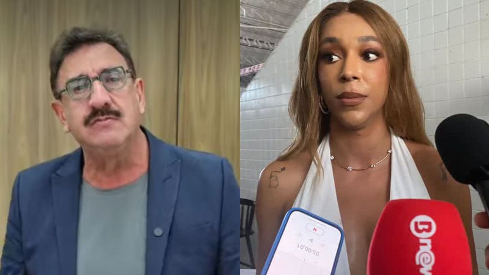 Ratinho se pronuncia pela primeira vez após falas transfóbicas contra Erika Hilton: “Não é preconceito, é jornalismo”