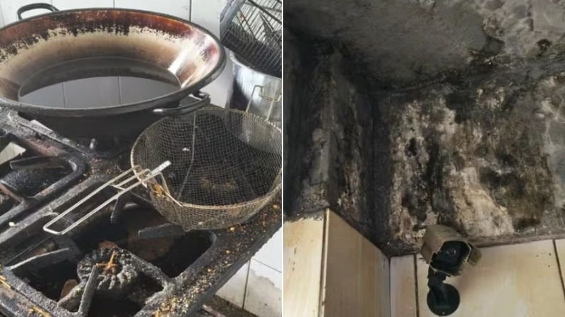 Sujeira, ferrugem e infiltrações: Vigilância Sanitária interdita delicatessen em Feira de Santana