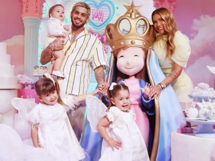 Saiba como Zé Felipe e Virginia dividem a guarda dos três filhos
