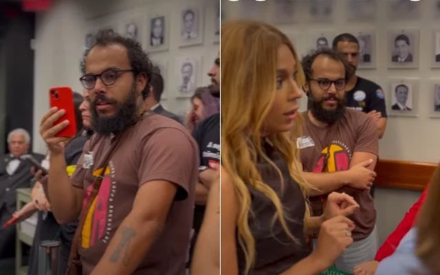 Sessão na Câmara termina em confusão após homem chama deputada de “feia”; veja vídeo