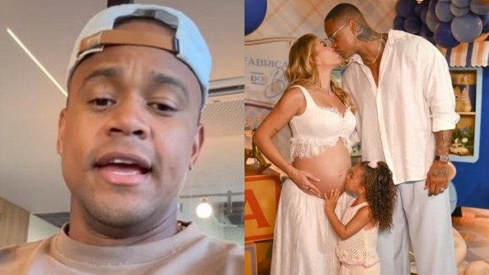 Leo Santana revela por que mudou o nome do 2º filho com Lore e pega fãs de surpresa: "não foi aprovado"