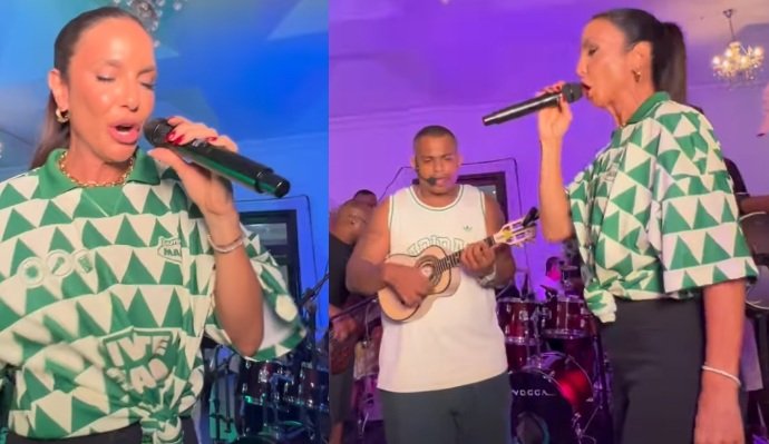 VÍDEO: Ivete Sangalo cai no samba e faz show de surpresa em Salvador