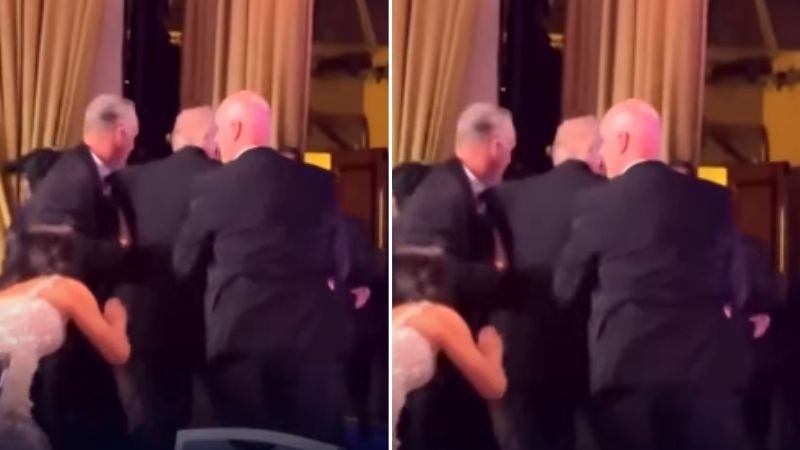 Novas imagens mostram momento em que Donald Trump é retirado às pressas de evento durante ataque; assista
