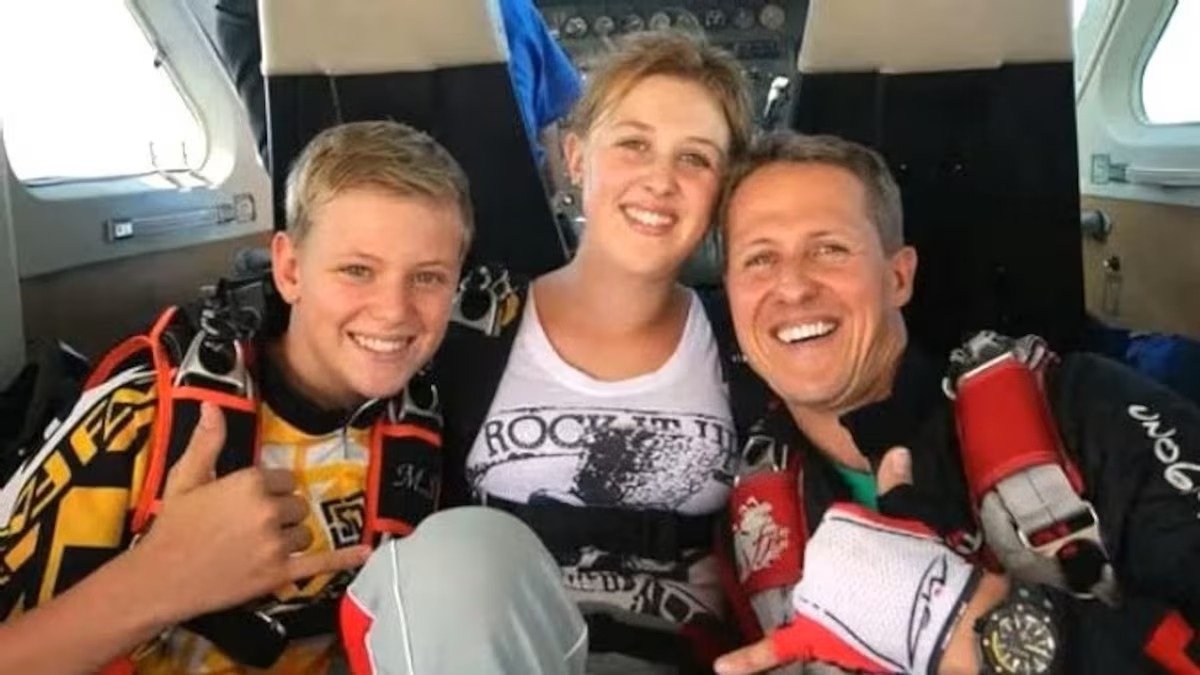 Após 13 anos, filha de Schumacher abre o coração sobre acidente do pai: “Tinha de fazer alguma coisa”