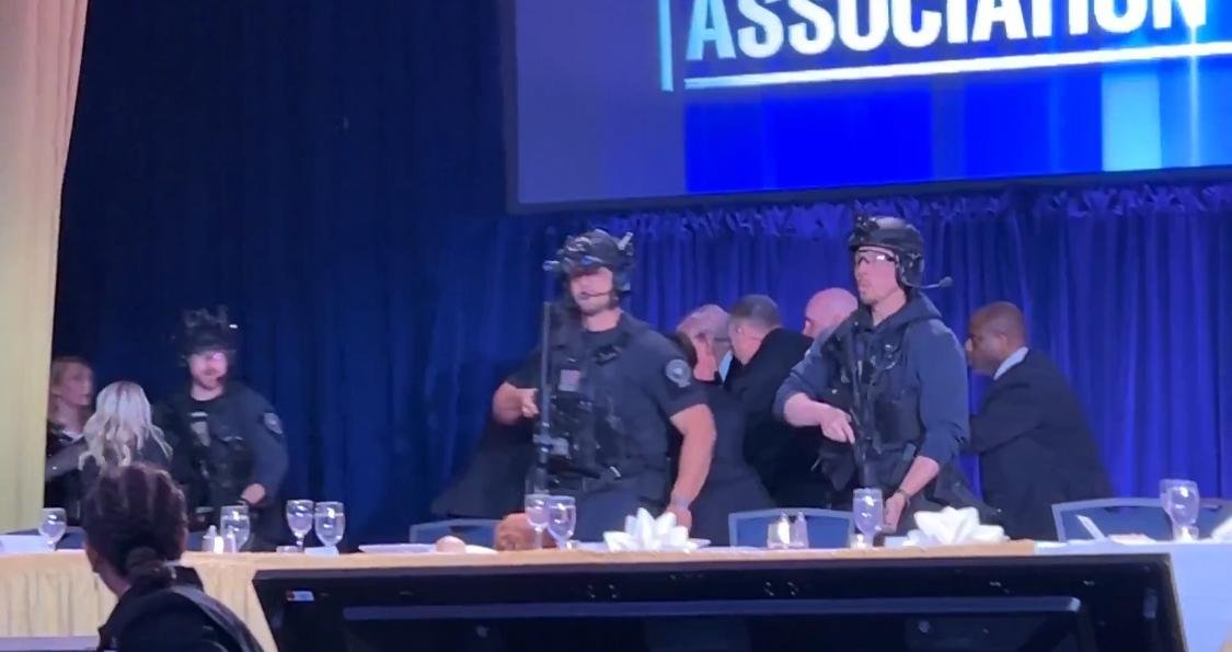 Trump diz que atirador foi preso após ser retirado às pressas de evento da Casa Branca