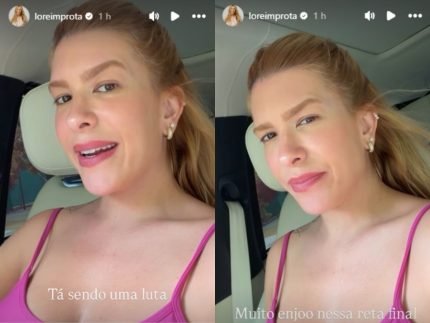 Lore Improta desabafa sobre a reta final da gravidez e relata cansaço: “Sem energia”