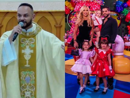 Padre que batizou filho de Virginia e Zé Felipe comenta possível reconciliação: “Que bênção seria”