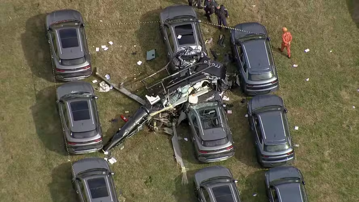 Anac se manifesta após acidente envolvendo dois helicópteros no RJ que deixou seis mortos