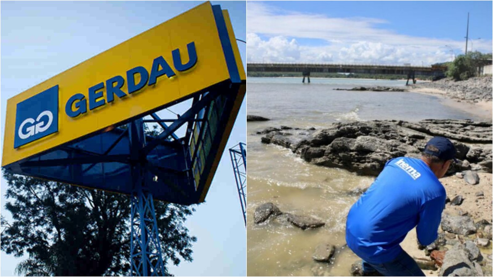 Gerdau é multada em R$ 50 milhões pelo Inema por contaminação em praia de São Tomé de Paripe