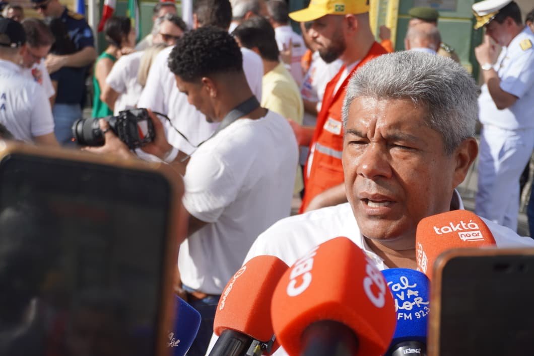 Jerônimo rebate Bruno Reis, fala em “respeito aos políticos” e defende ponte Salvador-Itaparica após ser chamada de “piada”