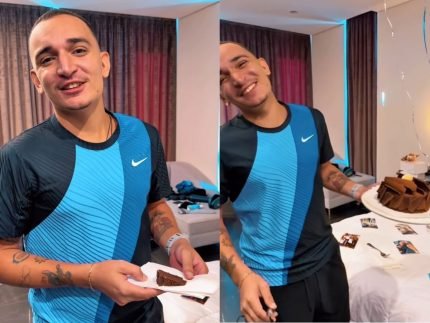 Ary Mirelle faz surpresa de aniversário à distância para João Gomes e revela motivo da emoção
