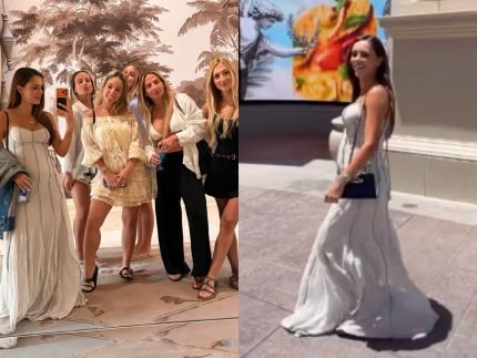 Grávida, Bruna Biancardi exibe barriga durante passeio com amigas em Las Vegas