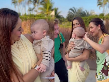 Lexa aceita convite para ser madrinha do filho de Gabi Luthai e Teo Teló; veja