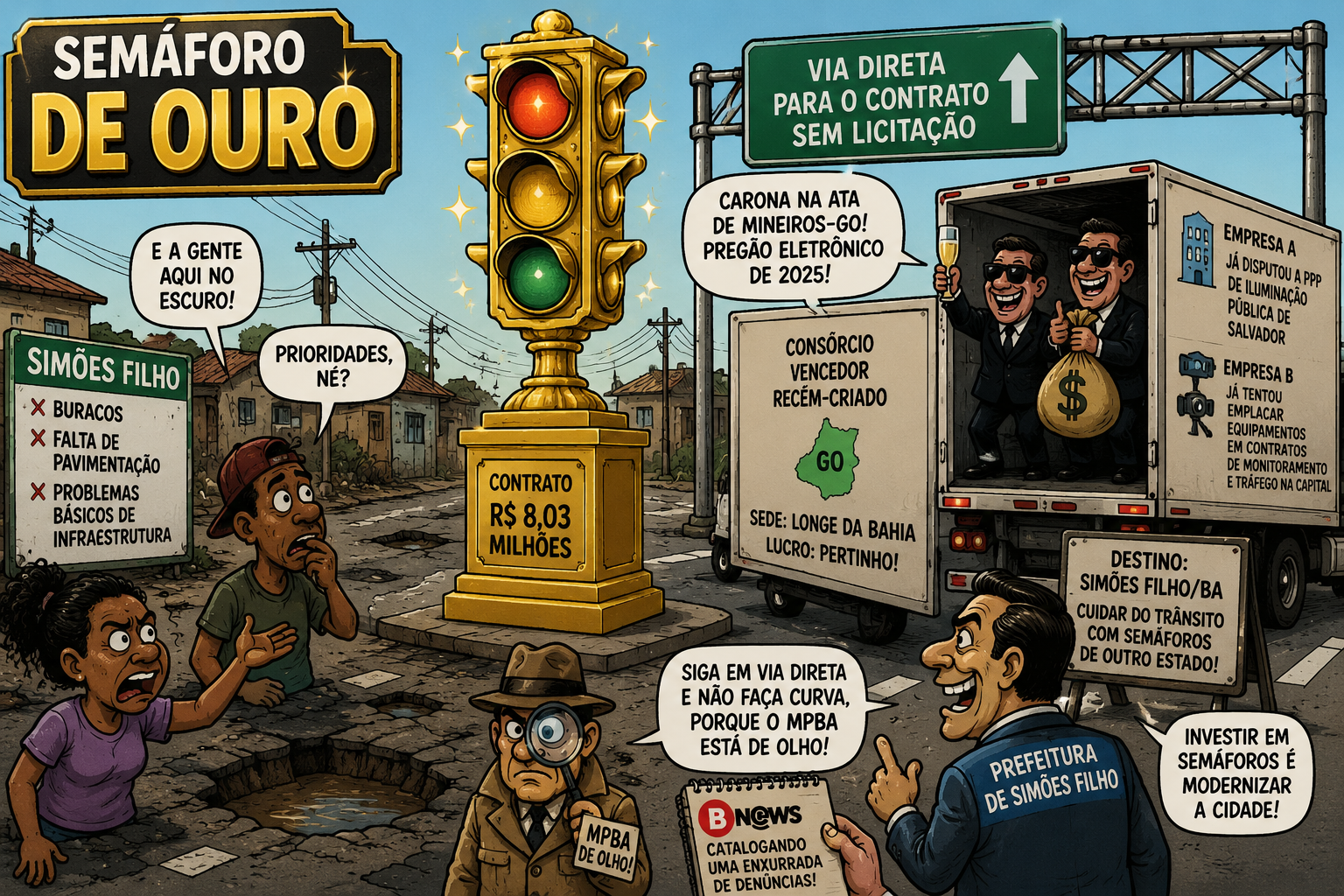 Na Sombra do Poder: Semáforo de Ouro