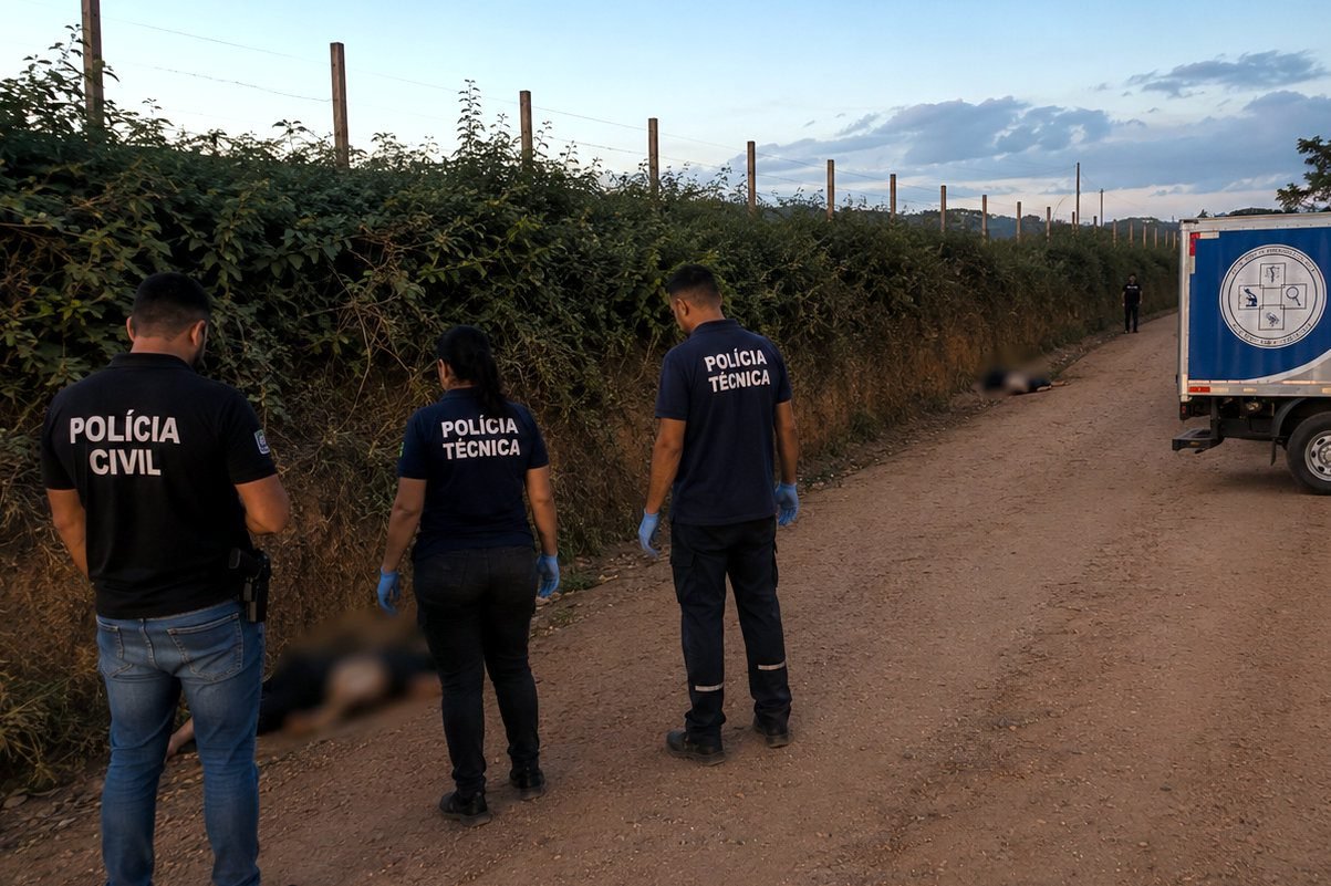 Homem e mulher são encontrados mortos em estrada rural de Porto Seguro