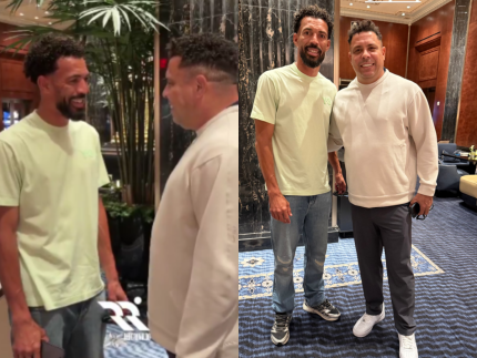 Fenômenos da Copa: Vozinha, goleiro de Cabo Verde, encontra Ronaldo