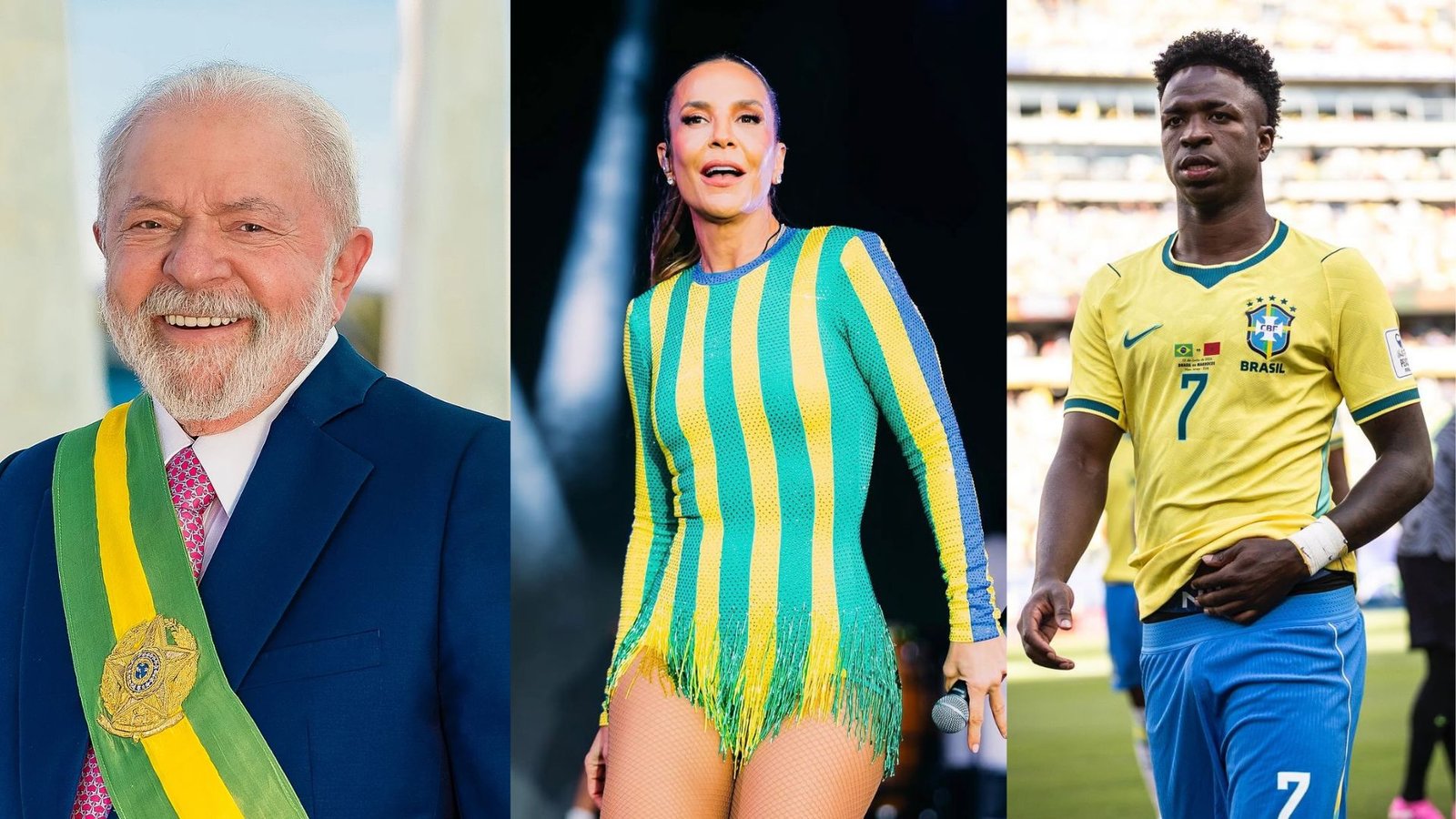 Advogado processa Lula, Bolsonaro, Ivete Sangalo e Vini Jr. e pede indenização bilionária por 'clonagem'