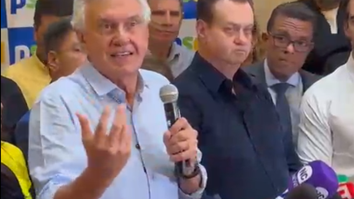 CONVENÇÃO DO PSD: Caiado ridiculariza convenção de Flávio Bolsonaro: "Baixaria"