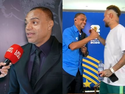 Sem climão! Denílson explica encontro surpresa com Neymar na Copa que gerou polêmica