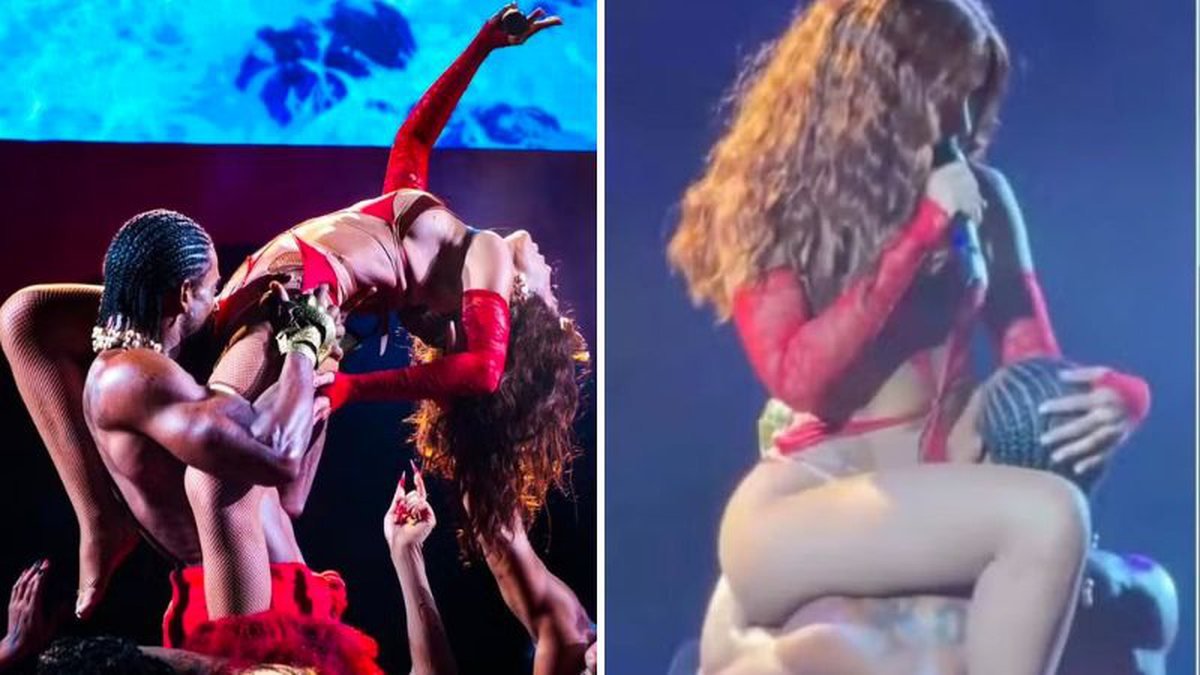 “Que mulher vulgar”: Anitta choca público ao simular cena de sexo no palco durante estreia turnê: ASSISTA